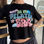 CROP TOP "IN MY PILATES ERA"