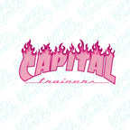 CROP TOP "FUEGOTE ROSA"