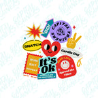 CROP TOP "STICKERS"