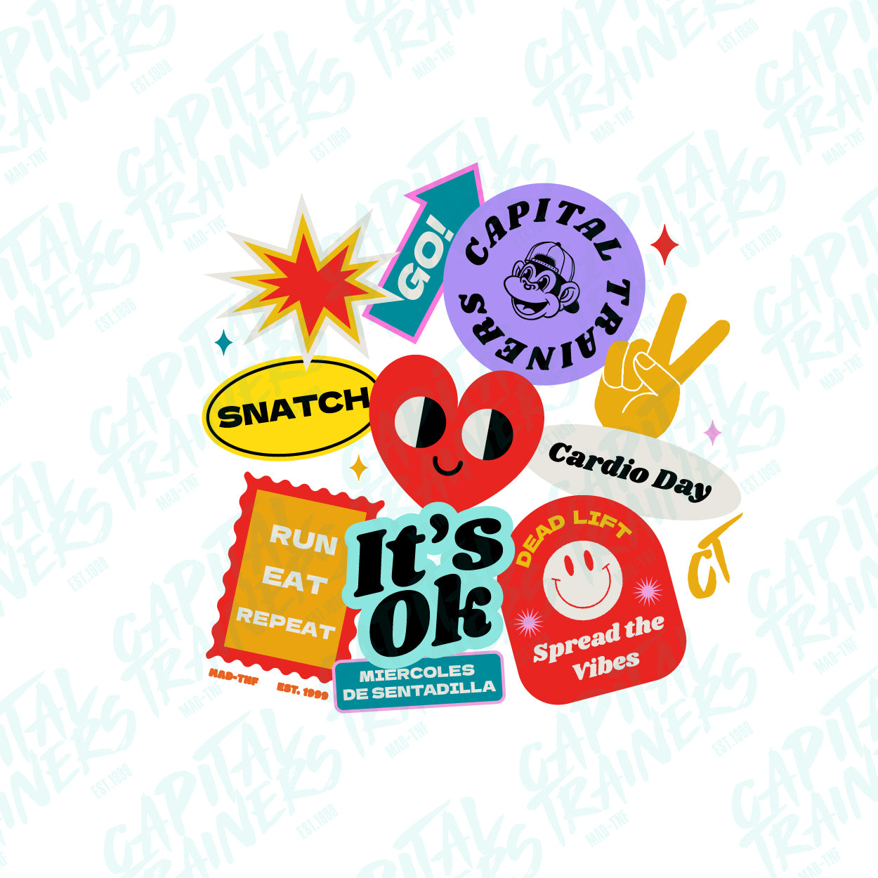 CROP TOP "STICKERS"