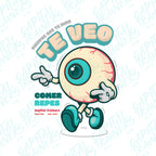 CROP TOP "TE VEO"