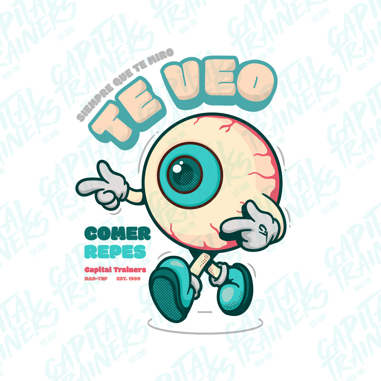 CROP TOP "TE VEO"