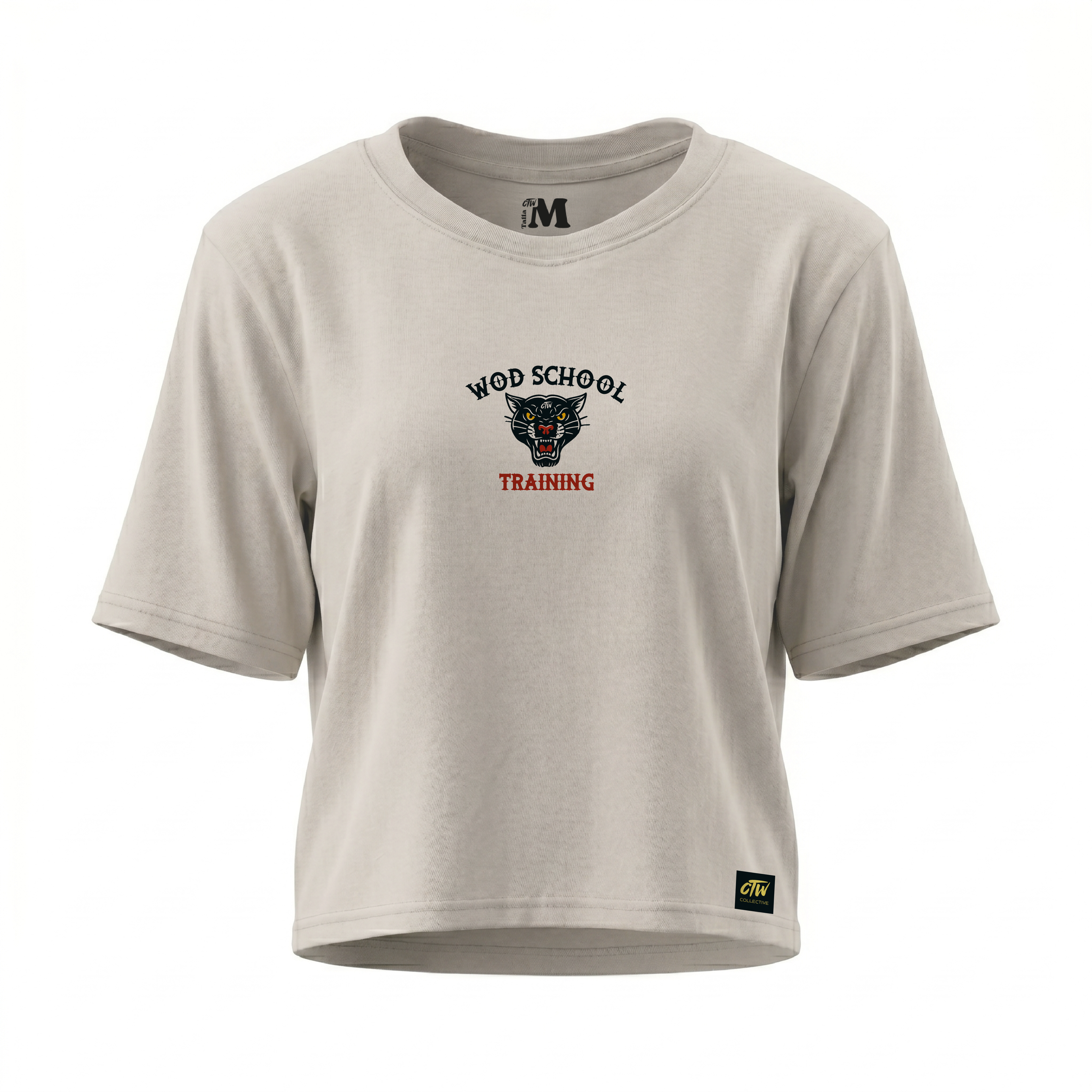 CROP TOP "WOD SCHOOL"