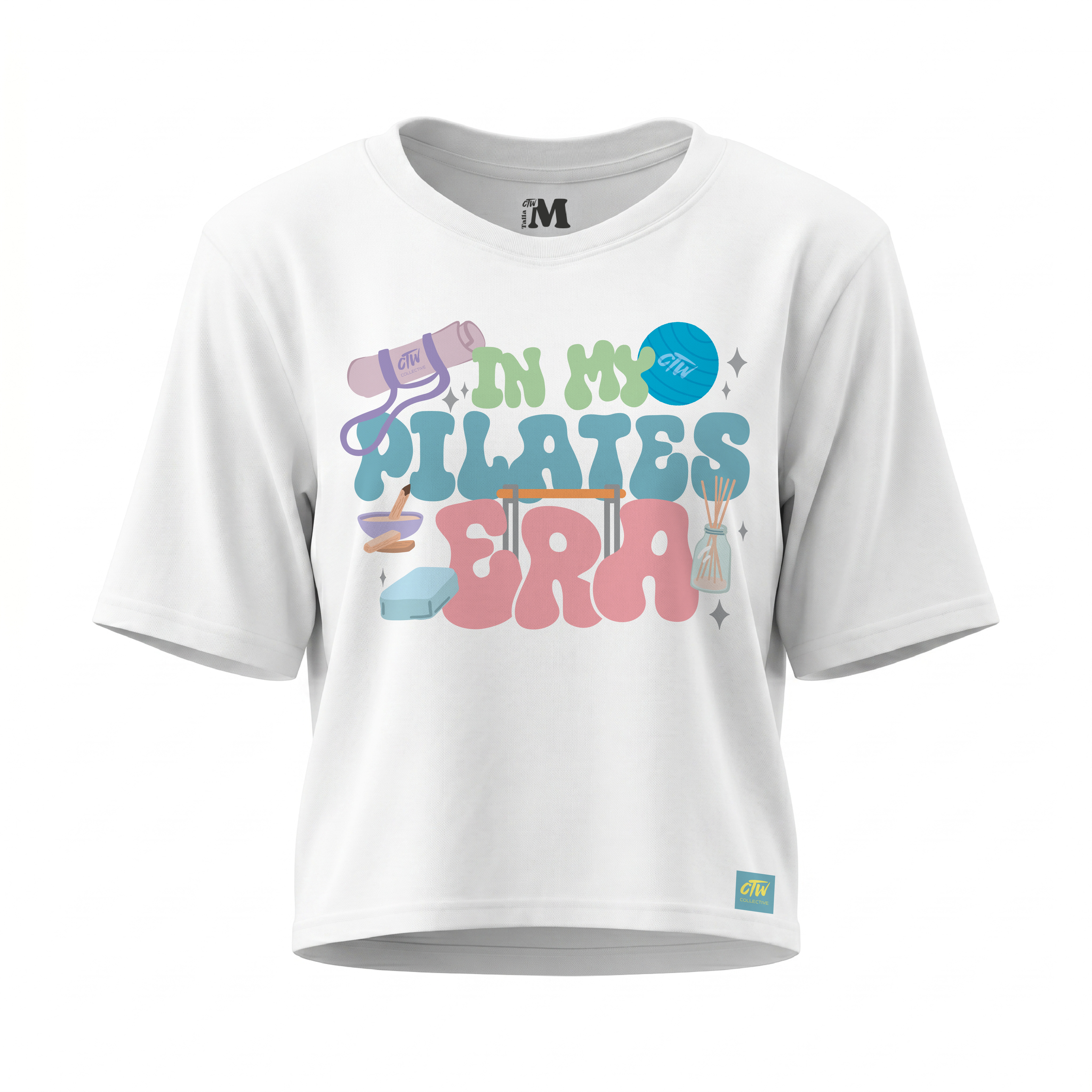 CROP TOP "IN MY PILATES ERA"