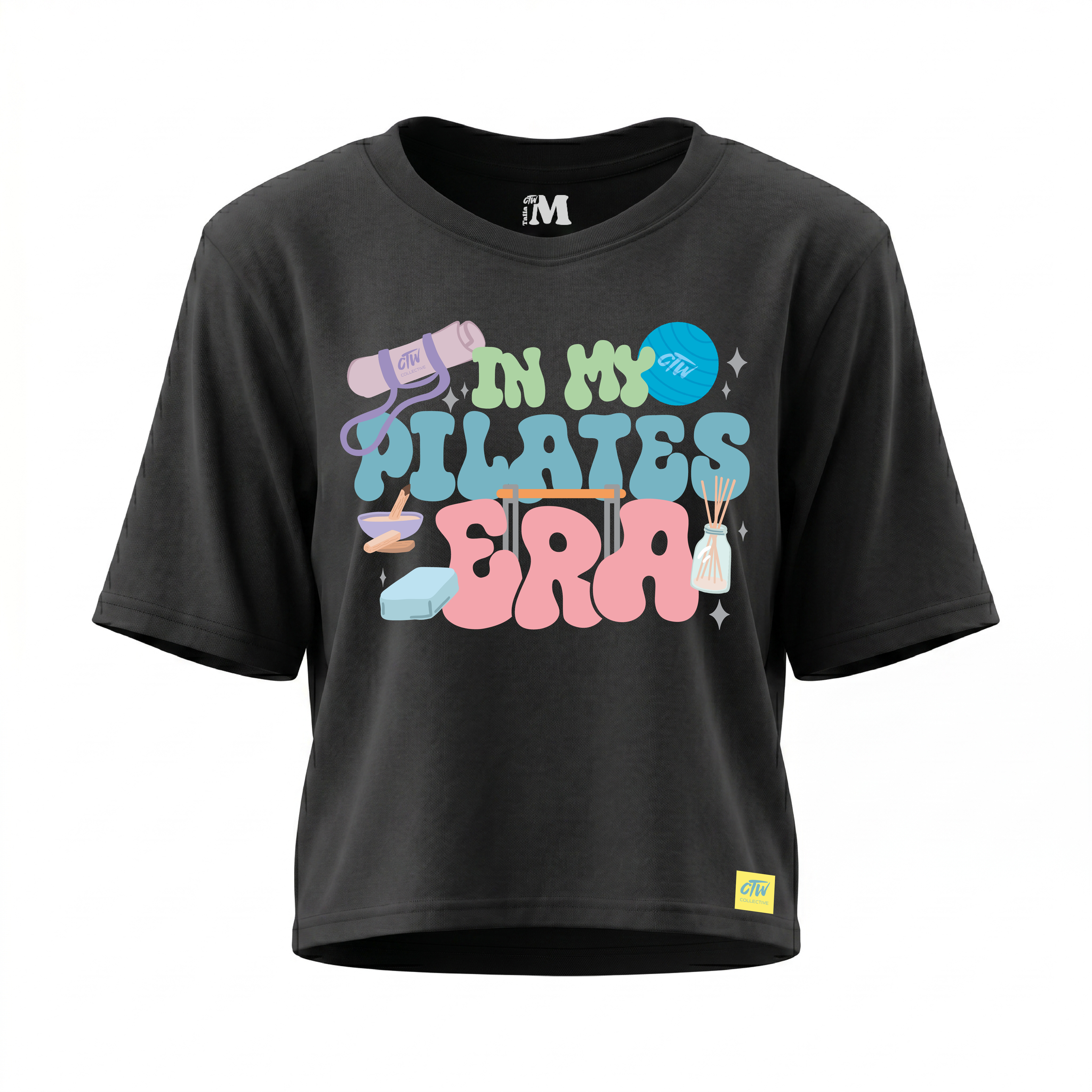 CROP TOP "IN MY PILATES ERA"