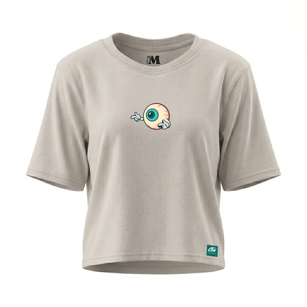CROP TOP "TE VEO"