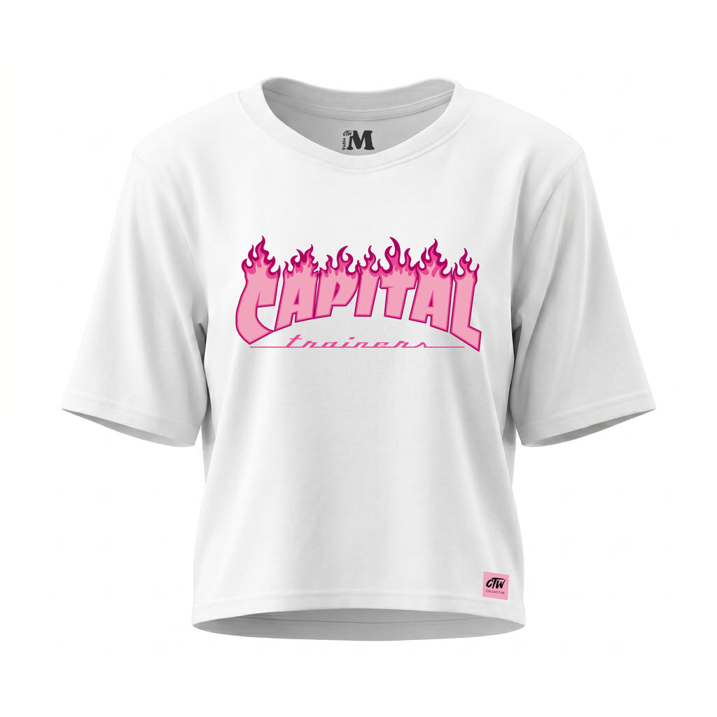 CROP TOP "FUEGOTE ROSA"