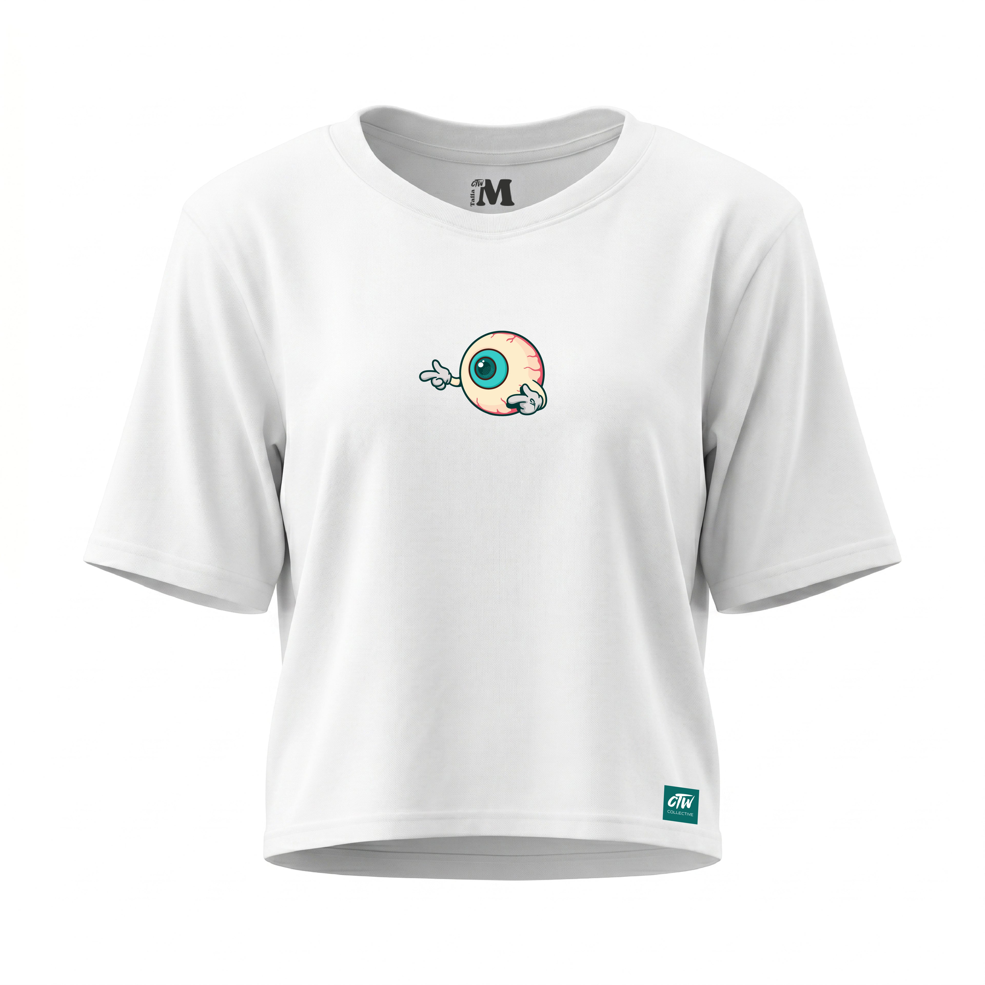 CROP TOP "TE VEO"