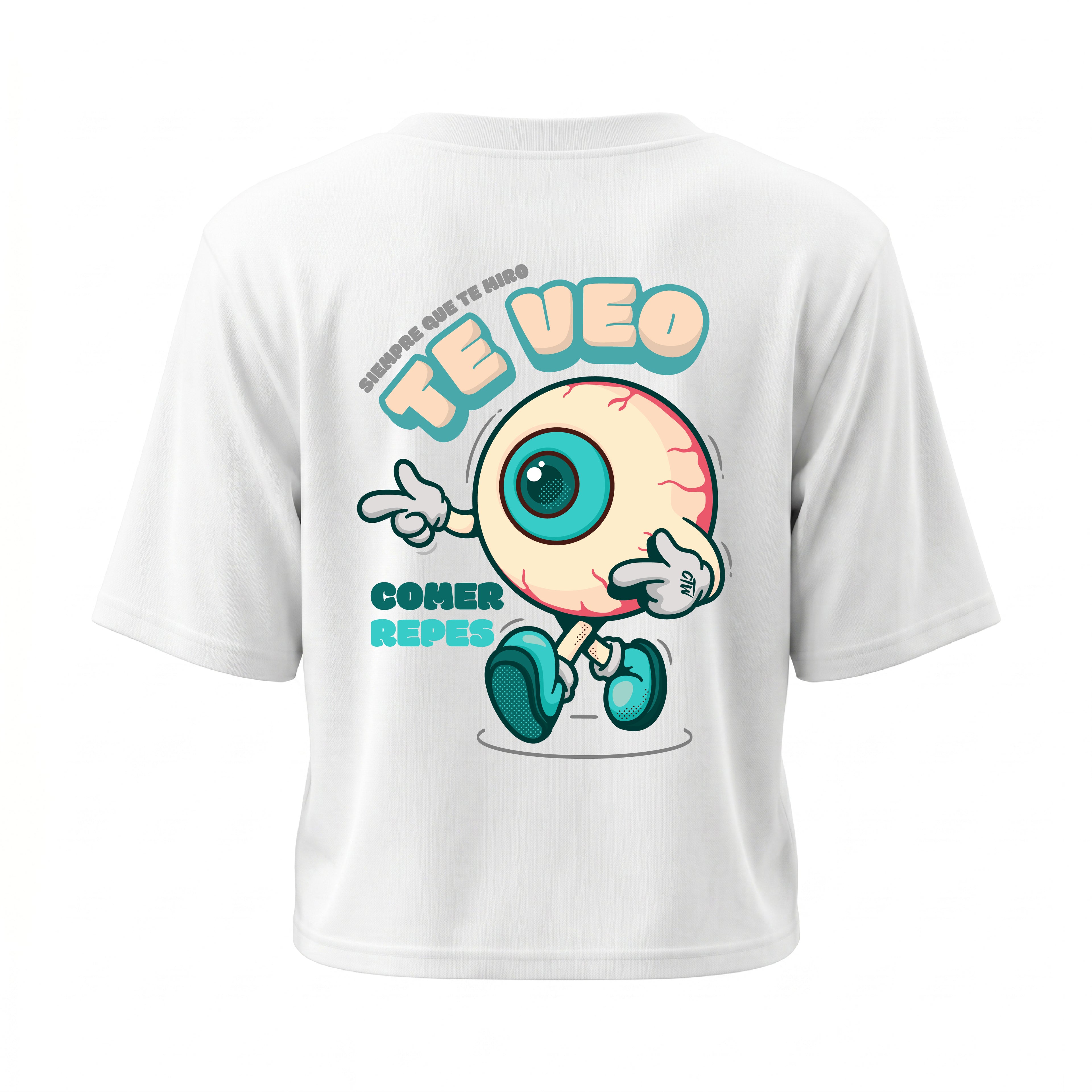 CROP TOP "TE VEO"