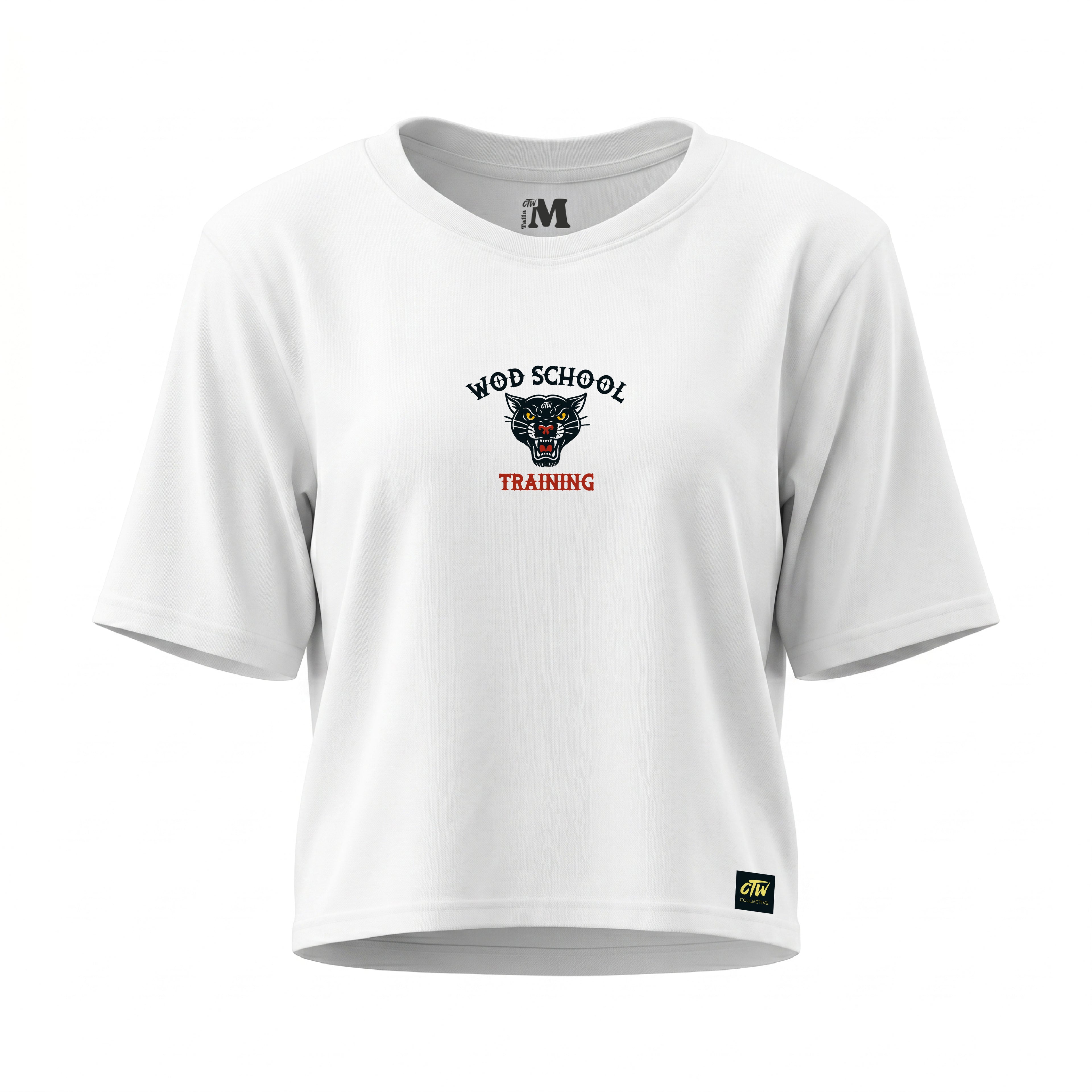 CROP TOP "WOD SCHOOL"