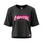 CROP TOP "FUEGOTE ROSA"