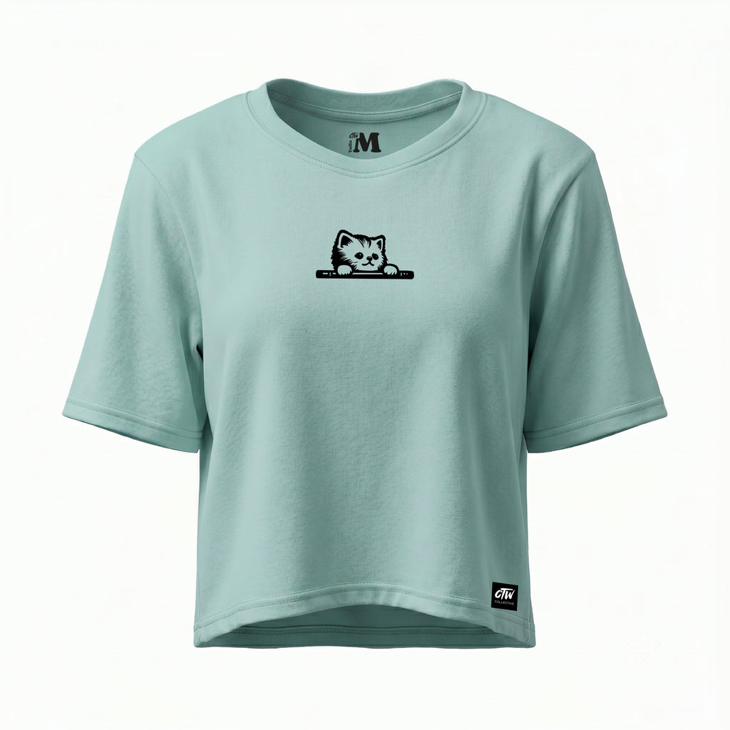 CROP TOP "DON'T WORRY"