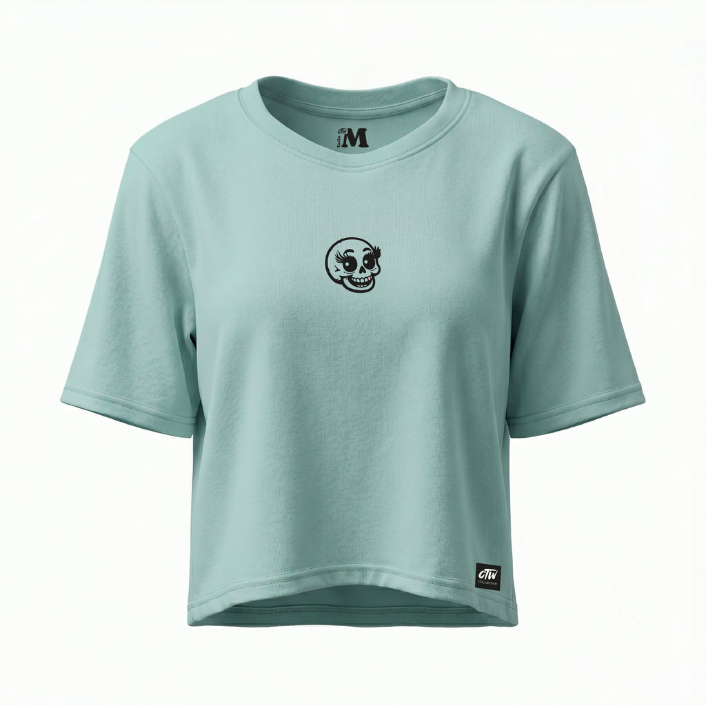 CROP TOP "ANTES MUERTA"