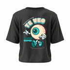 CROP TOP "TE VEO"