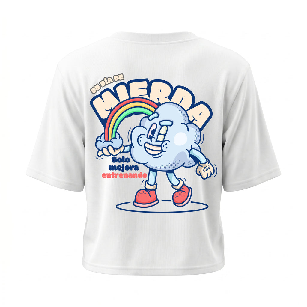 CROP TOP "UN DÍA DE MIERDA"
