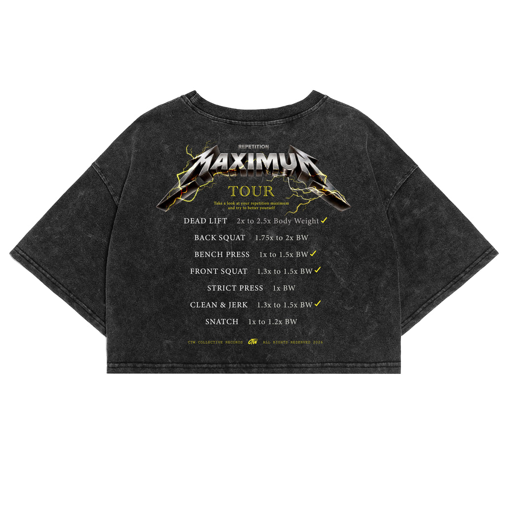 CROP TOP "Repetition Maximum"