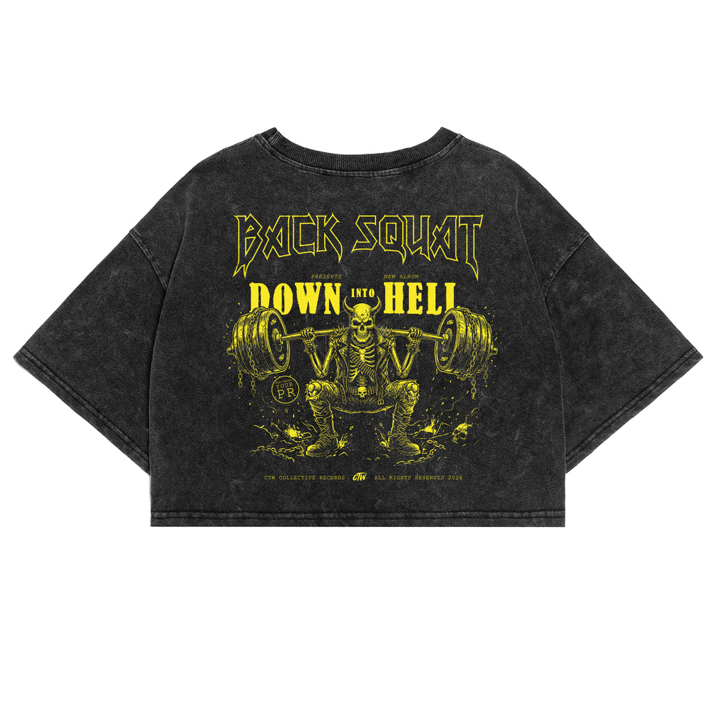 CROP TOP "Back Squat"