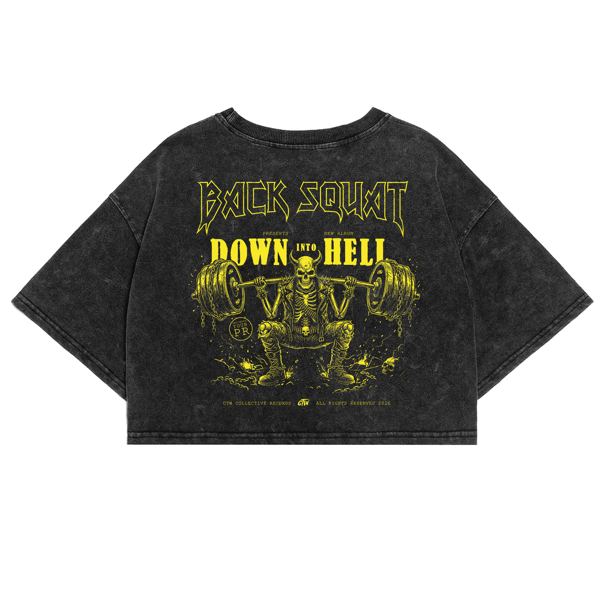 CROP TOP "Back Squat"