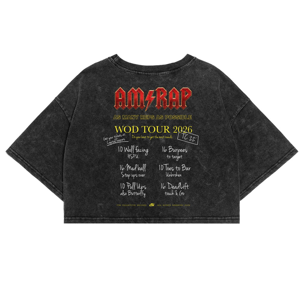 CROP TOP "AM/RAP"