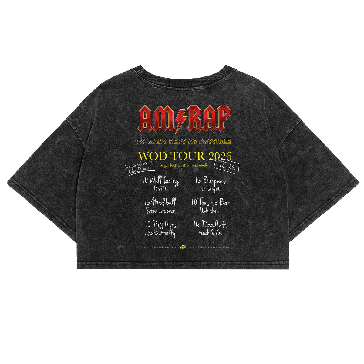 CROP TOP "AM/RAP"