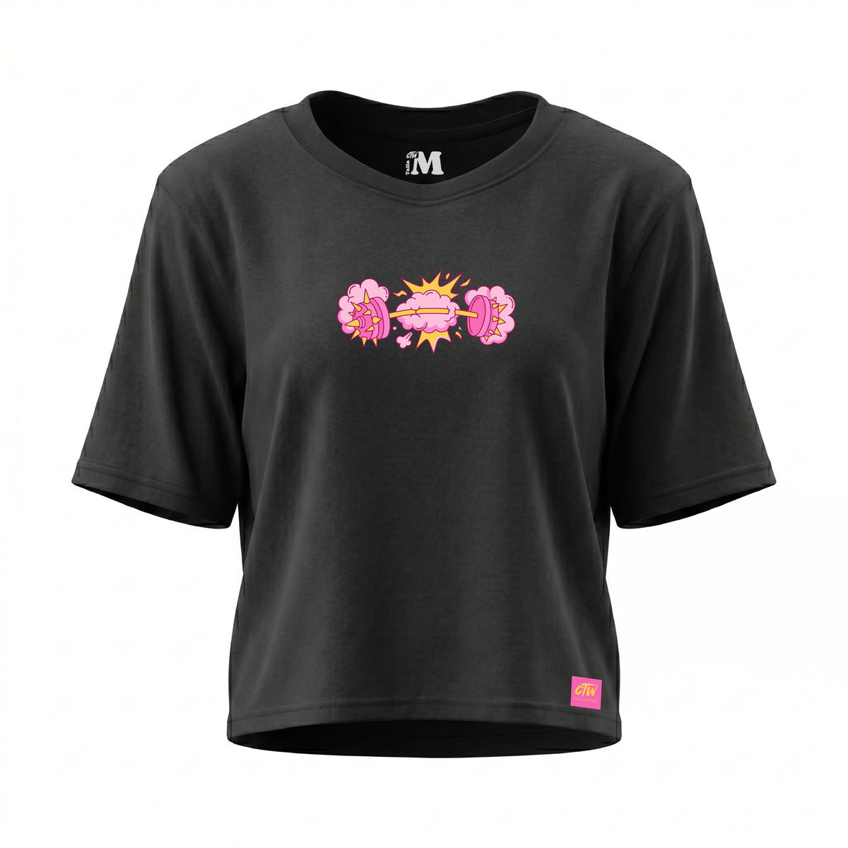 CROP TOP "CUTE & STRONG"