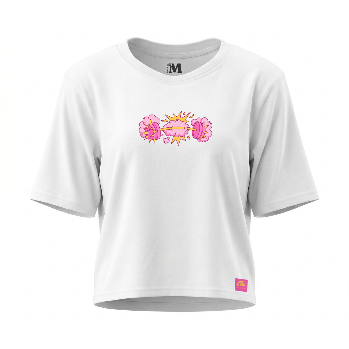 CROP TOP "CUTE & STRONG"
