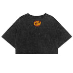 CROP TOP "ENJOY THE WOD FLAMES" ORIGINAL