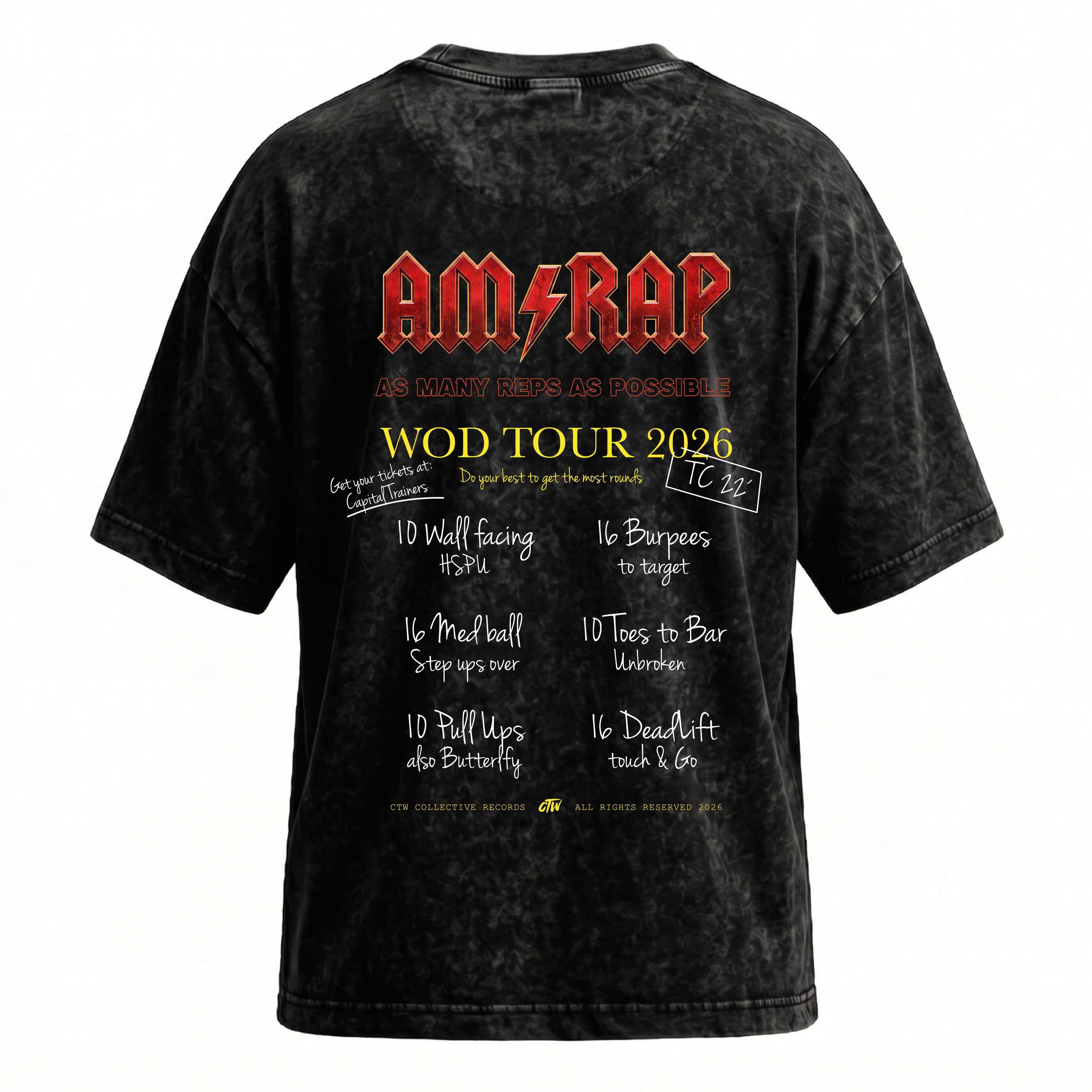 OVERSIZE VINTAGE "Am Rap"