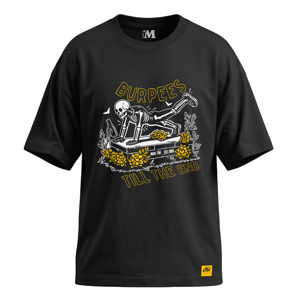 CAMISETA OVERSIZE "BURPEES"