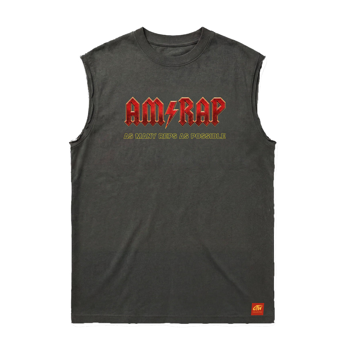 OVERSIZE VINTAGE S/MANGAS "AM/RAP"