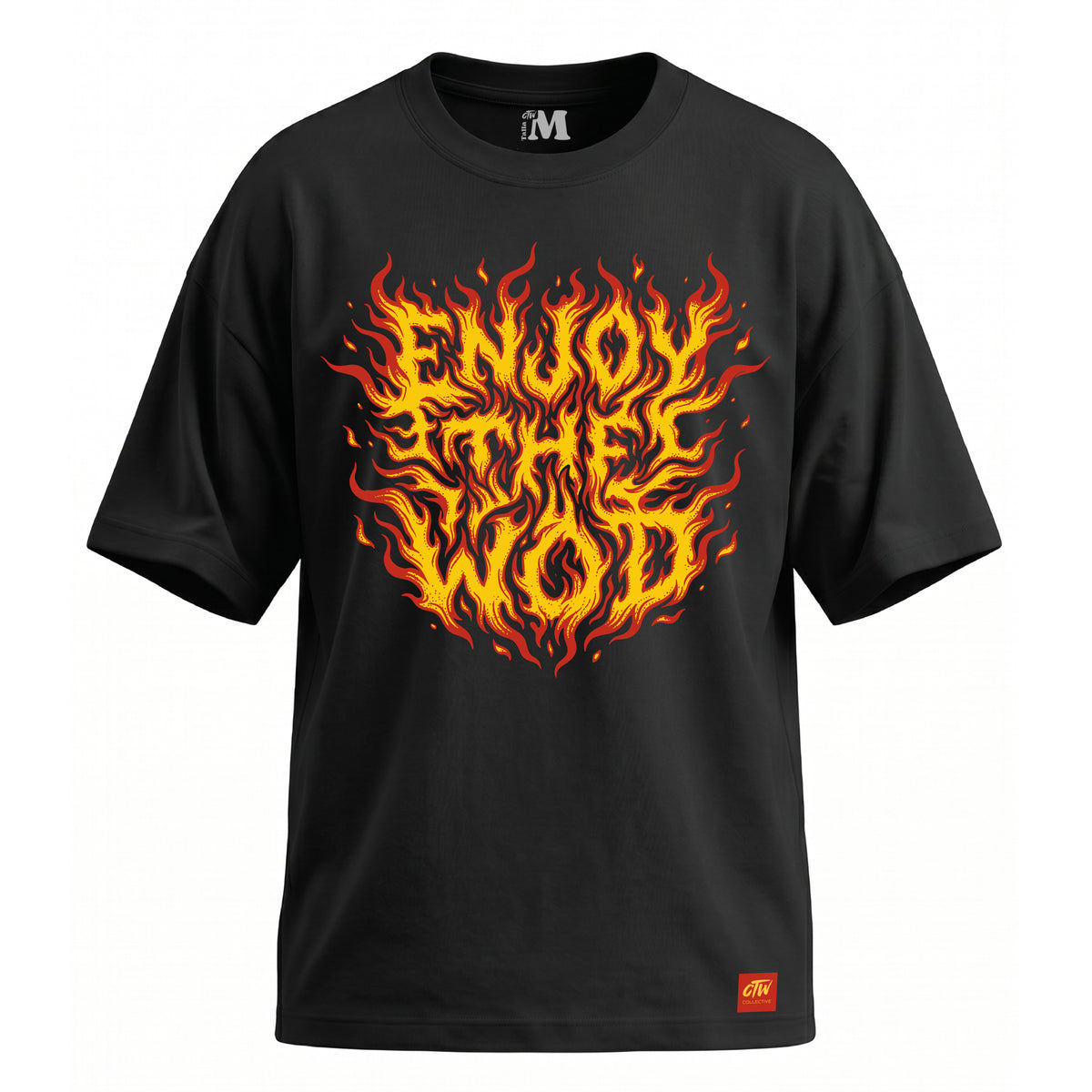 OVERSIZE "ENJOY THE WOD IN FLAMES" ORIGINAL