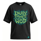 OVERSIZE "ENJOY THE WOD IN FLAMES" GREEN