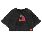 CROP TOP ACIDO "TRICK OR WOD"