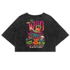 CROP TOP ACIDO "TRICK OR WOD"