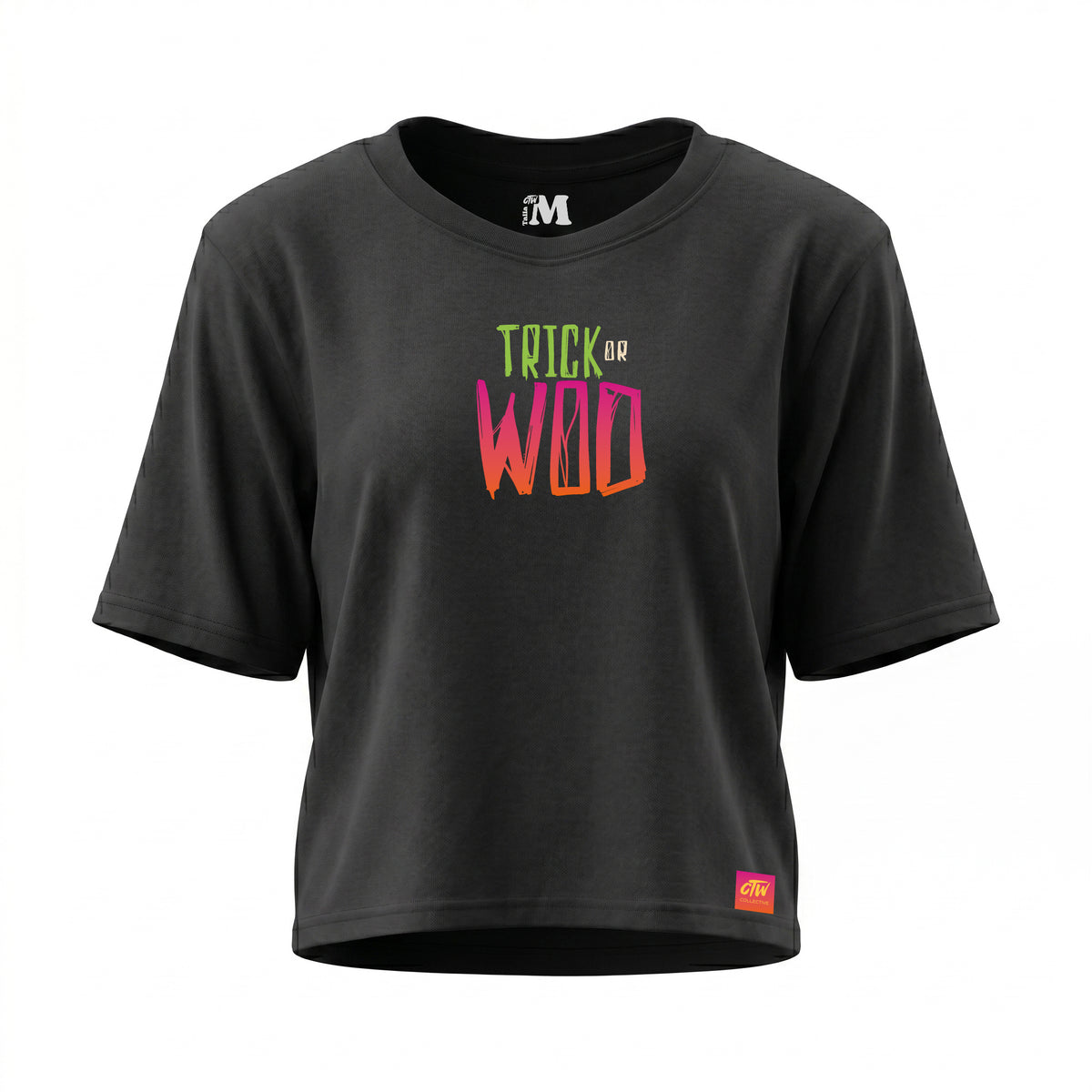 CROP TOP "TRICK OR WOD"