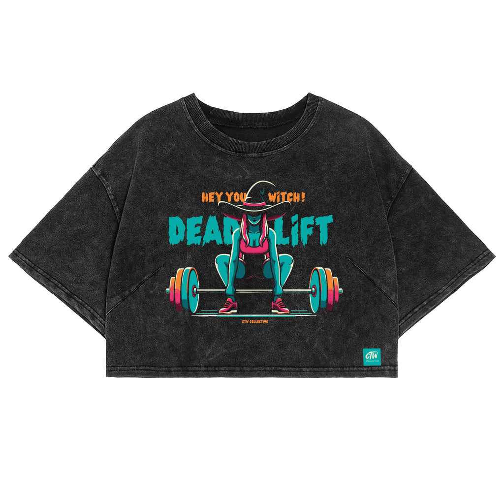 CROP TOP ACIDO "WITCH DEADLIFT"