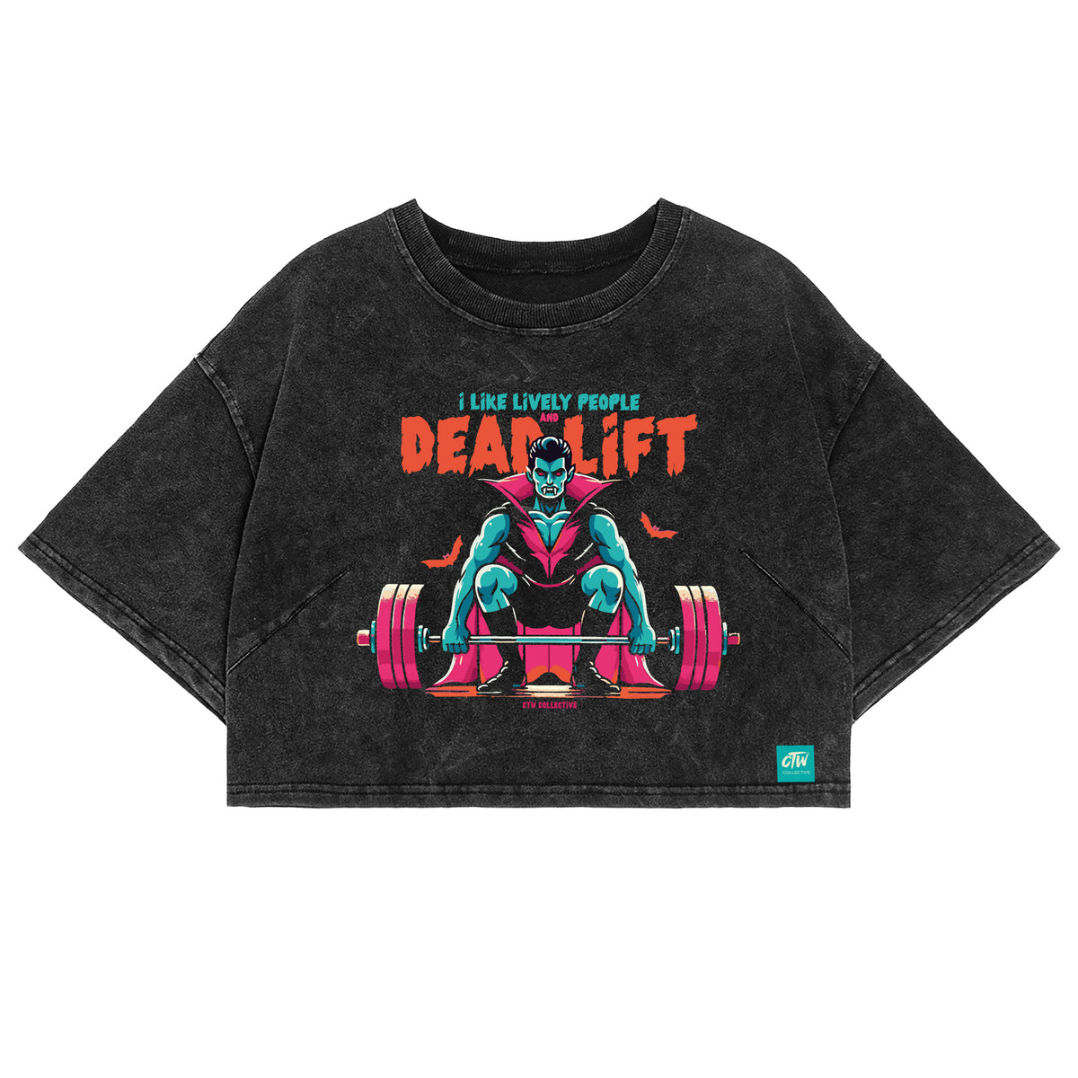 CROP TOP ACIDO "DRAKU DEADLIFT"