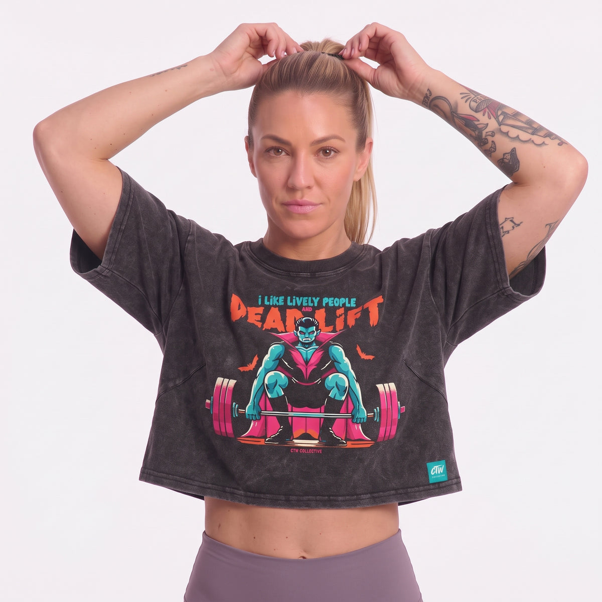 CROP TOP ACIDO "DRAKU DEADLIFT"