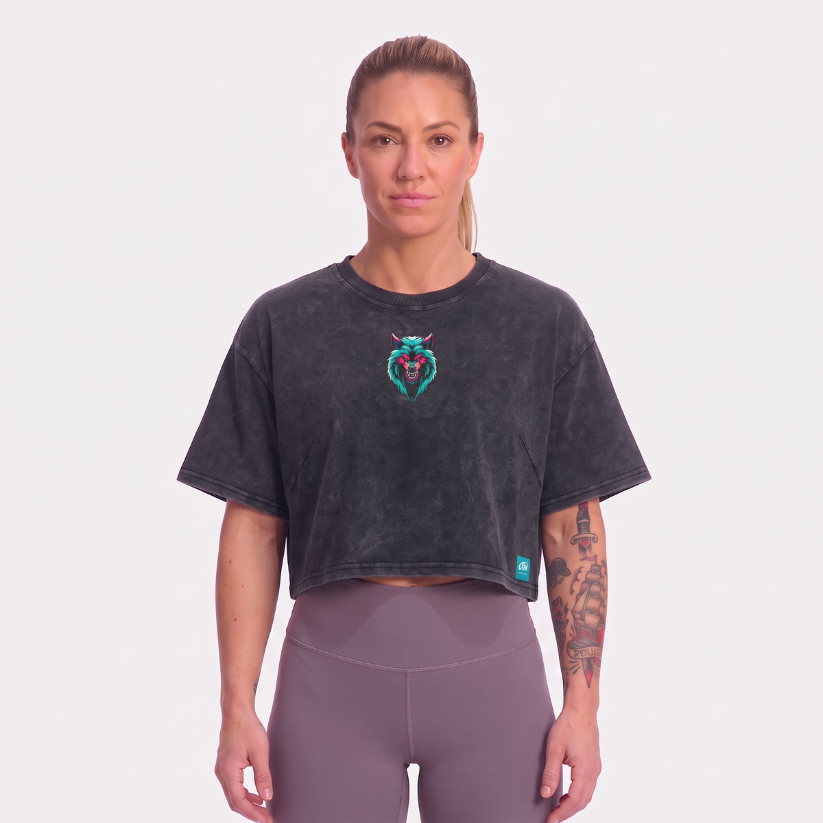 CROP TOP ACIDO "FARMER WOLF"