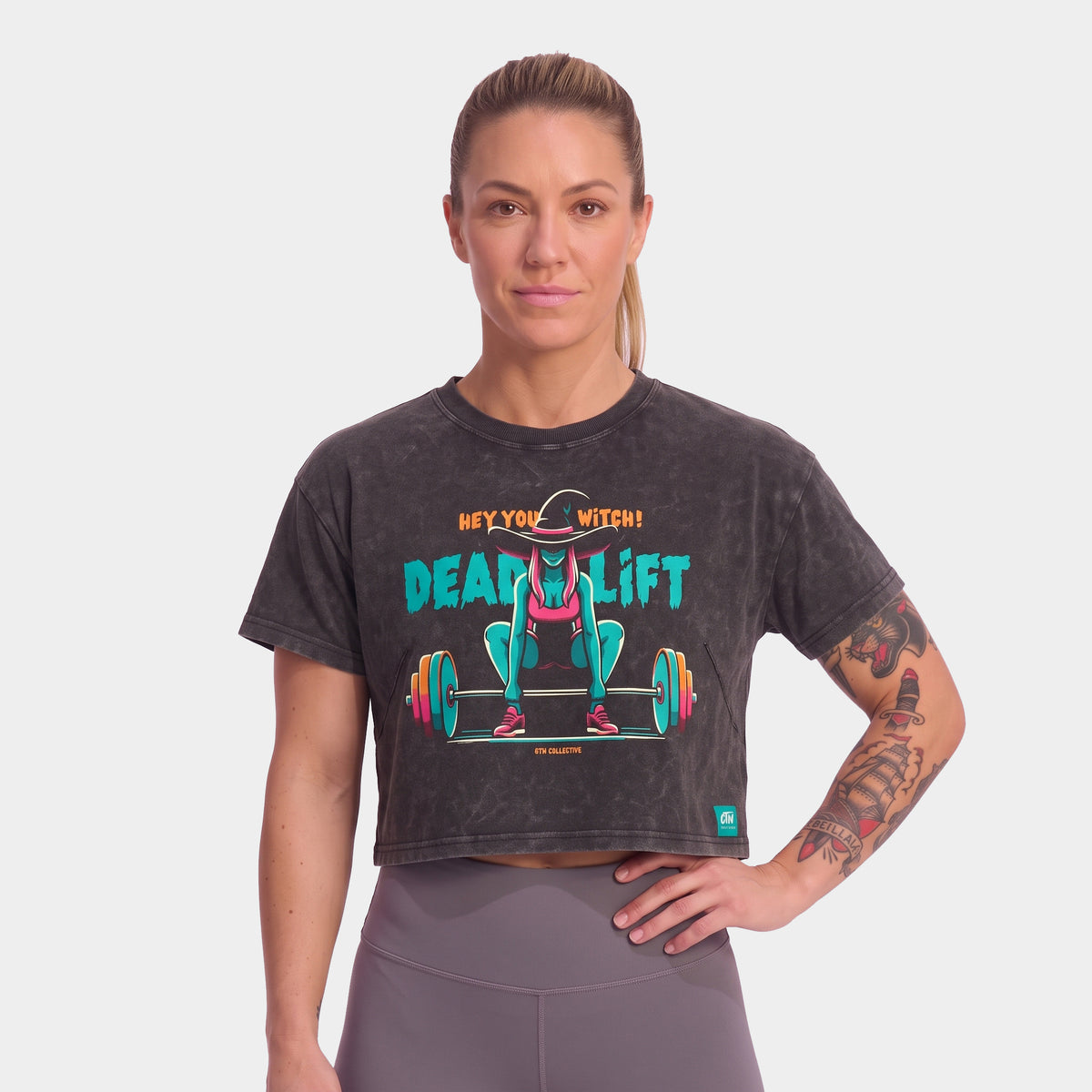 CROP TOP ACIDO "WITCH DEADLIFT"