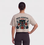 CROP TOP "WOD SCHOOL"