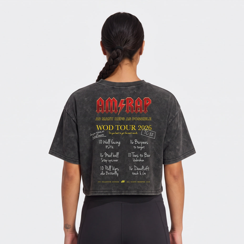 CROP TOP "AM/RAP"