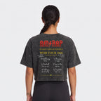 CROP TOP "AM/RAP"