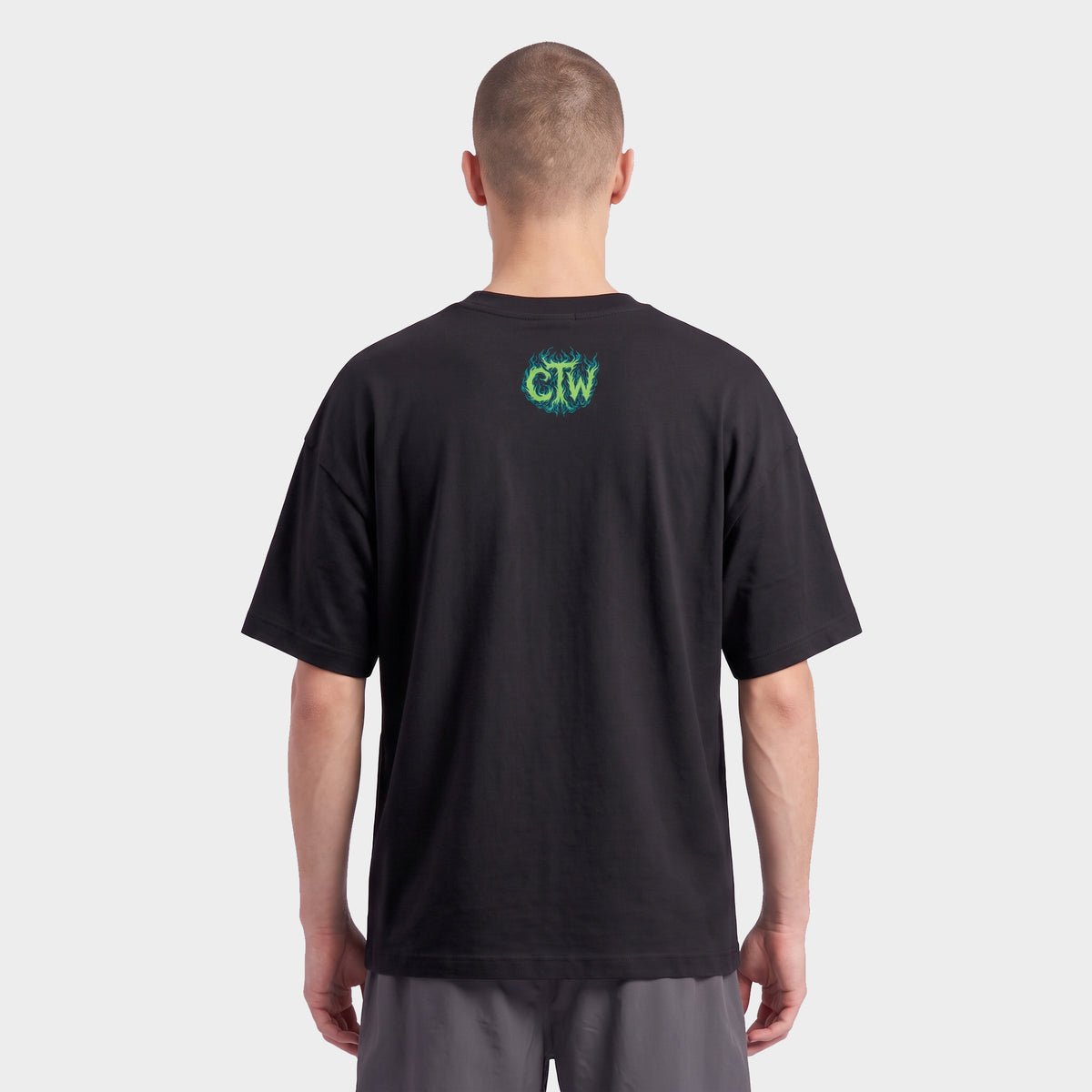 OVERSIZE "ENJOY THE WOD IN FLAMES" GREEN