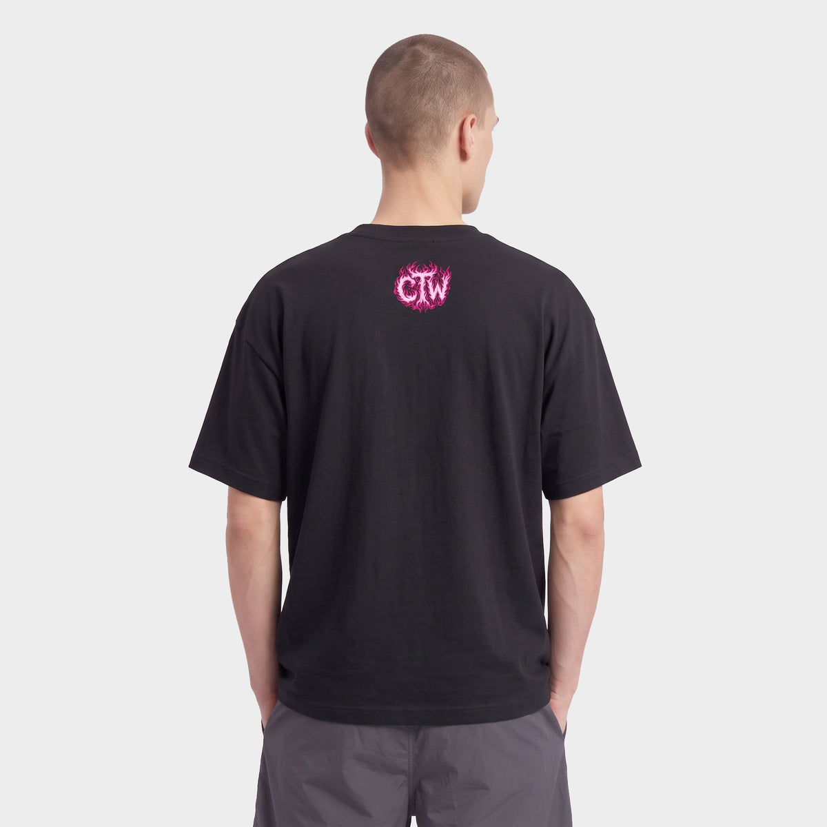 OVERSIZE "ENJOY THE WOD IN FLAMES" PINK