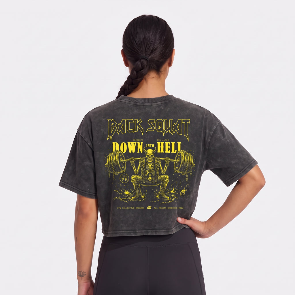 CROP TOP "Back Squat"