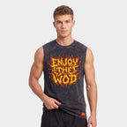 OVERSIZE SIN MANGAS "ENJOY THE WOD IN FLAMES" ORIGINAL