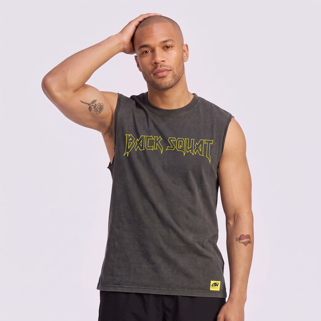 OVERSIZE VINTAGE S/MANGAS "Back Squat"
