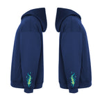 SUDADERA CAPUCHA "ENJOY THE WOD IN FLAMES" GREEN