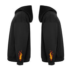 SUDADERA CAPUCHA "ENJOY THE WOD IN FLAMES" ORIGINAL